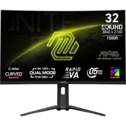 MSI MAG 321CUPDF 32" UHD 4K VA 320Hz 0,5ms HDR FreeSync Curved