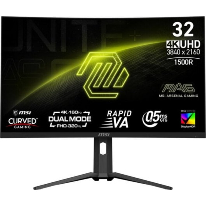 MSI MAG 321CUPDF 32" UHD 4K VA 320Hz 0.5ms HDR FreeSync Curved