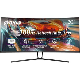 Monitor LCD DAHUA DHI-LM30-E330CA 30" Gaming Curved/21 9 Panel VA 2560x1080 21:9200Hz1 msSwivel LM30-E330 Nero