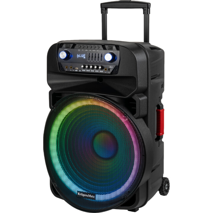 Krüger & Matz KM1718 Conférencier mobile actif avec anneau LED