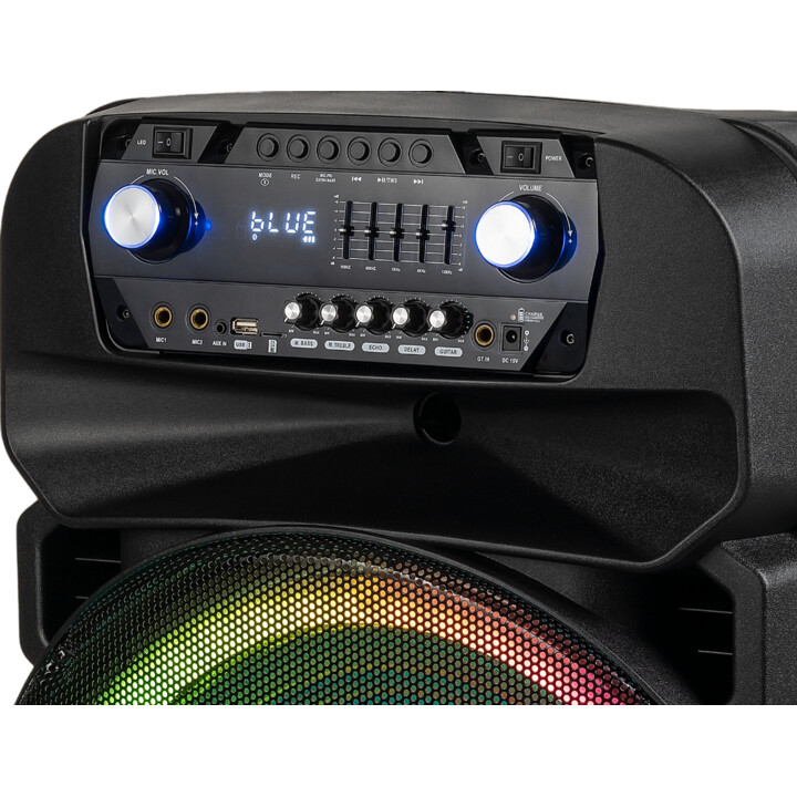 Krüger & Matz KM1718 Mobile Active Party Speaker con anello LED