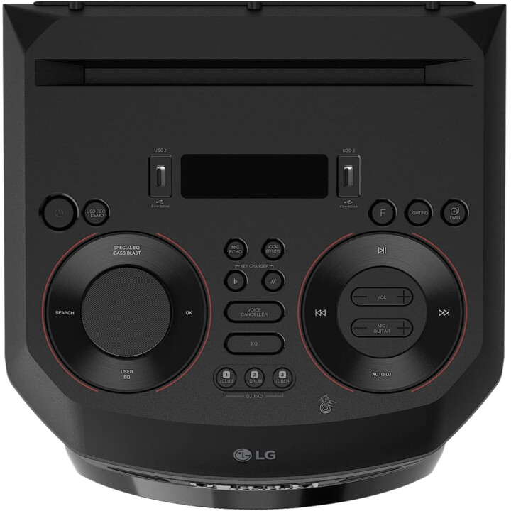 LG XBOOM RNC5 Bluetooth, alto poder, portátil, USB