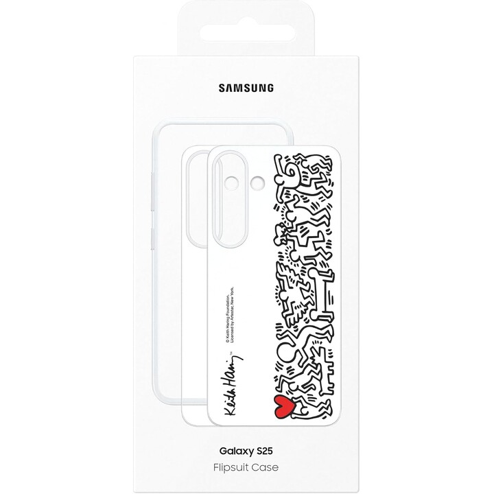 Funda Samsung Flipsuit para Galaxy S25. Blanca