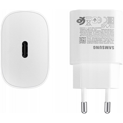 Adaptador rápido Samsung USB-C de 25 W EP-TA800 (a granel) - Blanco