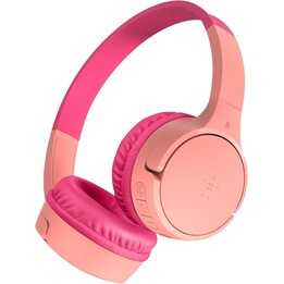 Belkin SOUNDFORM Mini BT Casque supra-auriculaire pour enfants, rose