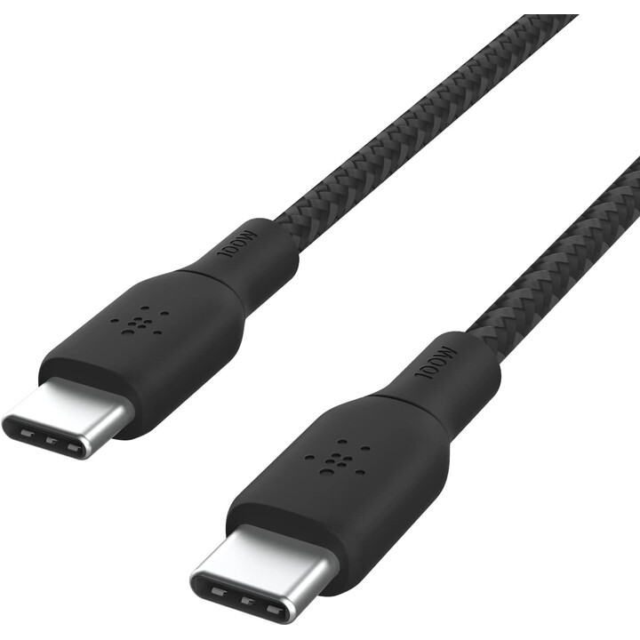 Belkin BOOST CHARGE Cable USB-C/USB-C, hasta 100 W, 3 m, negro