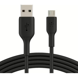 Belkin Micro-USB/USB-A Cable PVC, 1m, negro