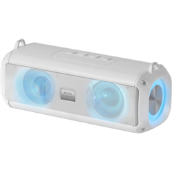 MARS GAMING MSB-XT 2-in-1 RGB Soundbar Portable Speaker 4 Drivers 20W Bluetooth 5.3 White