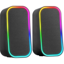 Alto-falantes de jogos Mars Gaming MS-OM RGB 20W Bluetooth 5.3 Black