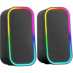 Alto-falantes de jogos Mars Gaming MS-OM RGB 20W Bluetooth 5.3 Black
