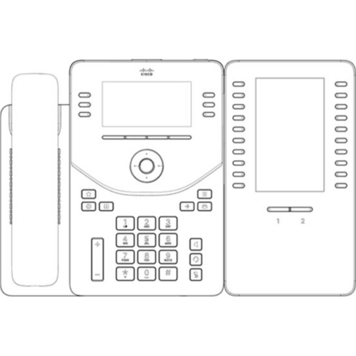 Cisco Desk Telefon 9800 Schlüsselerweiterungsmodul