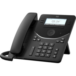 Téléphone de bureau Cisco 9841, 3,5" Affichage LCD, câblé, noir