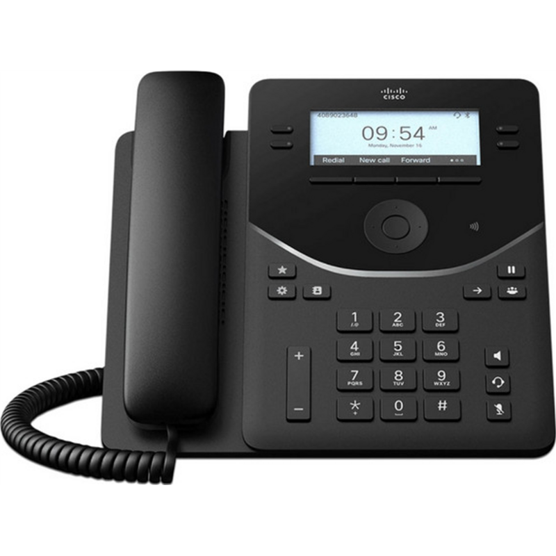 Téléphone de bureau Cisco 9841, 3,5 \ "Affichage LCD, câblé, noir