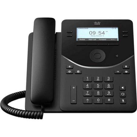 Téléphone de bureau Cisco 9841, 3,5 \ "Affichage LCD, câblé, noir