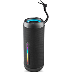 Roller Furia 2 Black Portable Bluetooth Alto com rádio FM e impermeabilização IPX7
