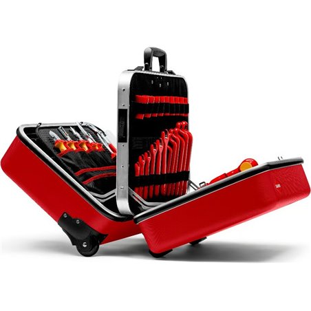 Toolbox \ "Big Twin Move Red \" Elektrische Kompetenz 42 Teile