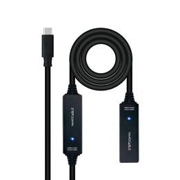 Câble amplificateur actif USB 3.2 Gen. 1 M/F / 10 mètres / Nanocable 10.01.1312