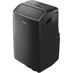 Aire Acondicionado Portátil WHIRLPOOL PACF212HP B 12 (24 m² - 2862 Frig/h - Negro)