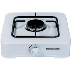 Ravanson K-01T poêle à gaz à brûleur simple, blanc