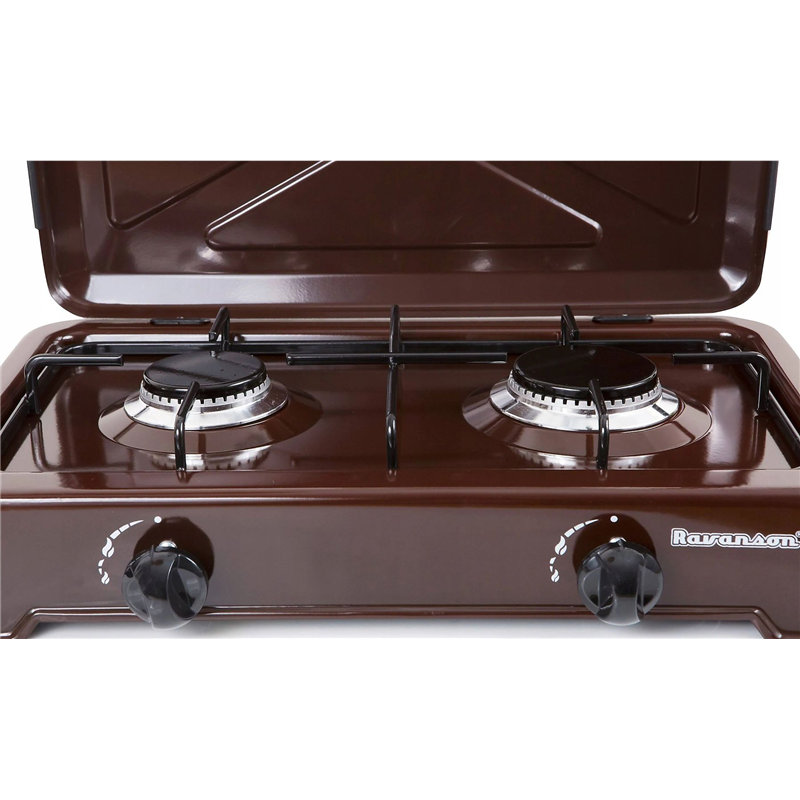 Placa de Gas Ravanson K-02BR 2 Zonas marrón