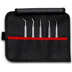 Juego de pinzas de precisión SMD de 5 piezas