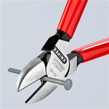 Cutter diagonale, maniglie rivestite di plastica, lunghezza di 140 mm