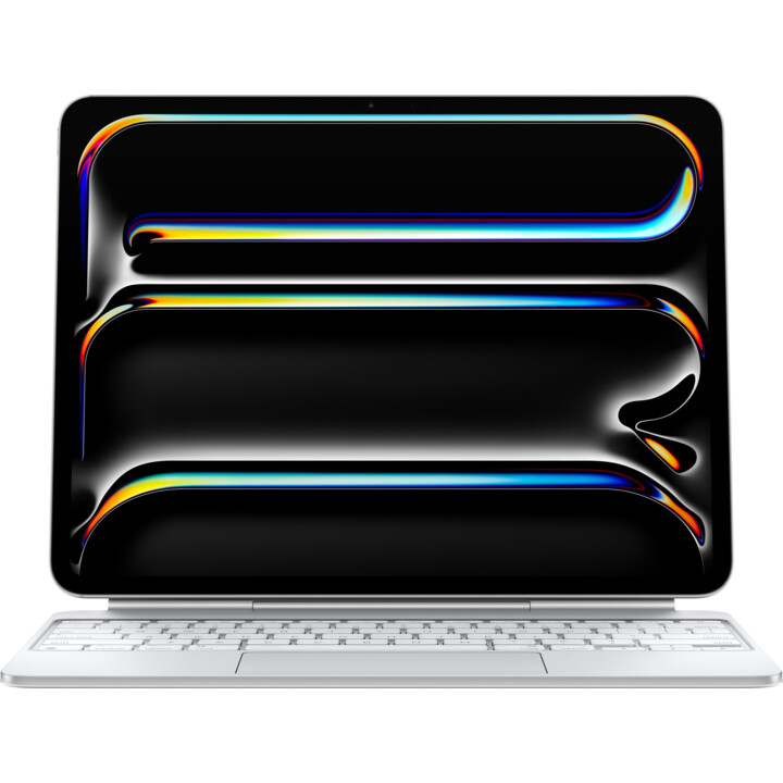 Clavier Apple Magic Keyboard pour iPad Pro 11 (M4) - Anglais américain - Blanc
