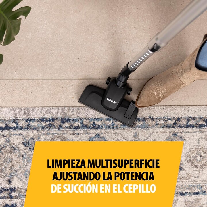 Tristar SZ-2318 Aspirateur à bâton à cordon, baguette télescopique