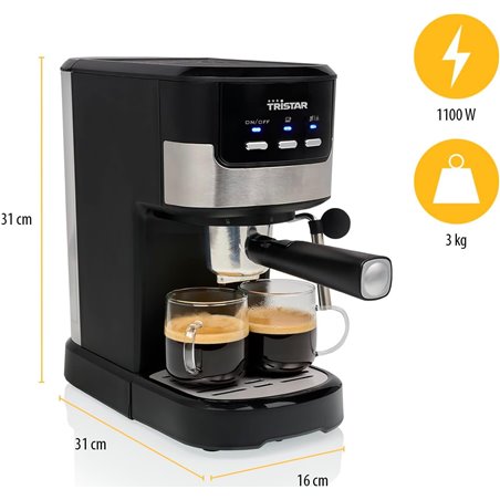 Tristar CM-2278 Espresso Machine 2 cups at a time