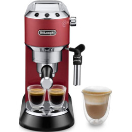 Style dedica dedica dedica EC685.R RED Caxe rouge - 1350W, 15 BAR, 1L