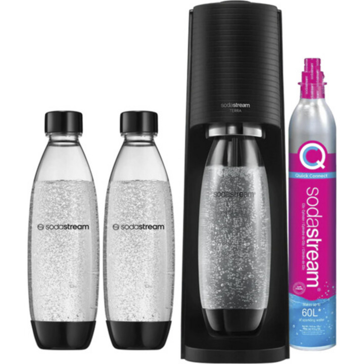 SodaStream Terra *schwarz* inkl. 3 Flaschen