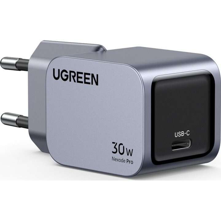 Cargador rápido UGREEN Nexode Pro 30W USB-C GaN gris UE