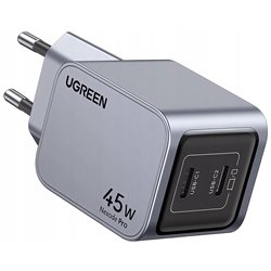 UGREEN Nexode Pro 45W Dual USB-C GaN Fast Charger EU gray