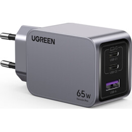Carregador UGREEN Nexode Pro 65W GaN com cabo USB-C