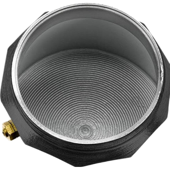 Monix M640009 Vitro Noir Aluminium Italian Coffee fabricant, 9 tasses, noir