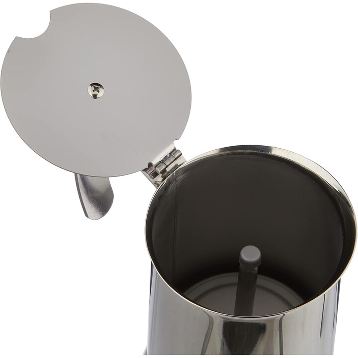 Monix Eterna 10 tasse cafetière italienne, argent