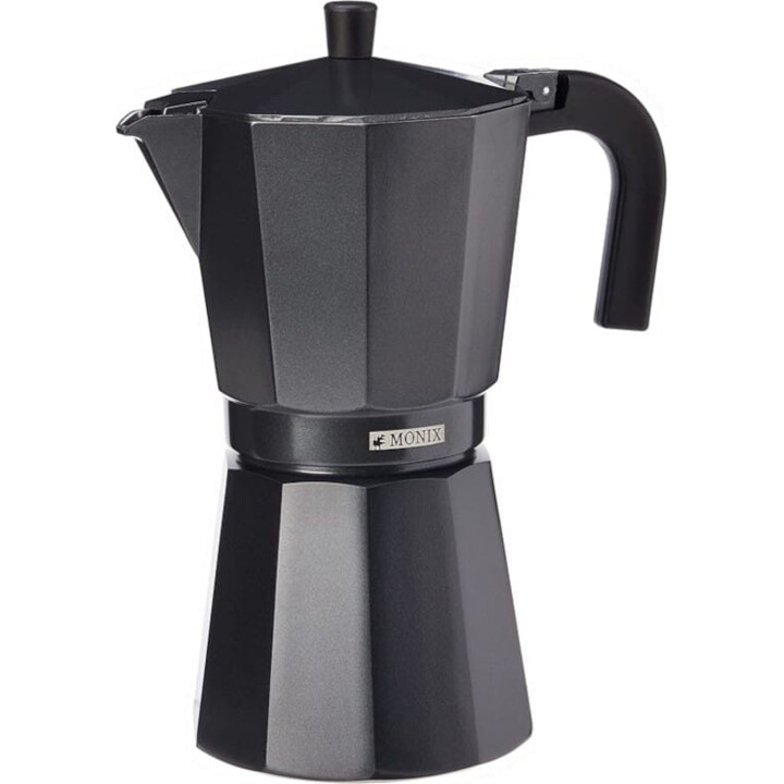 Monix Noir M640012 Caffettiera italiana a 12 tazze, nero