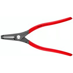 Alicates de precisión para anillos de retención externos en ejes, longitud 305 mm