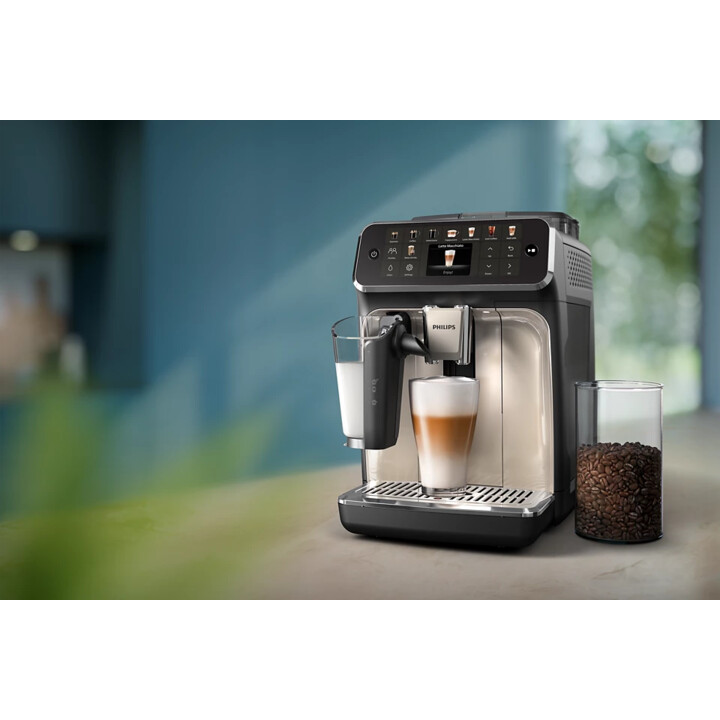 PHILIPS EP5547/90 MACCHINA DI CAFFARE SUPUT AUTOMATICA NERO CHROME 1500 W 15 BAR 1,8 L