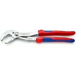 Tenazas para bombas de agua KNIPEX Cobra High-Tech, longitud 300 mm, superficie cromada, mangos multicomponente