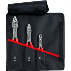 Juego de alicates de unión deslizante KNIPEX TwinGrip, 3 piezas, longitud 330 mm