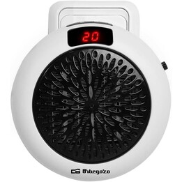 Mini calefactor Orbegozo CR 4000 cerámico de enchufe, 2 velocidades 600W