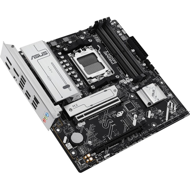 Scheda madre|ASUS|AMD B850|SAM5|Micro-ATX|Memoria DDR5|Slot di memoria 4|1xPCI-Express 4.0 16x|1xPCI-Express 5.0 16x|3xM.2|1xHDM
