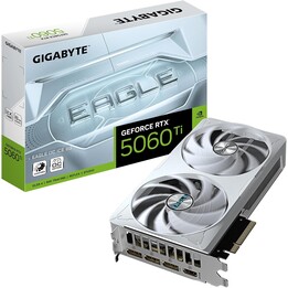 Grafikkarte|GIGABYTE|NVIDIA GeForce RTX 5060 Ti|8 GB|GDDR7|128 Bit|PCIE 5.0 16x|GPU 2617 MHz|Dual-Slot-Lüfterkühler|1xHDMI|3xDis