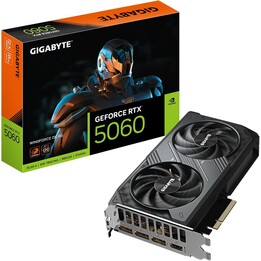 Graphics Card|GIGABYTE|NVIDIA GeForce RTX 5060|8 GB|GDDR7|128 bit|PCIE 5.0 16x|GPU 2512 MHz|1xHDMI|3xDisplayPort|GV-N5060WF2OC-8