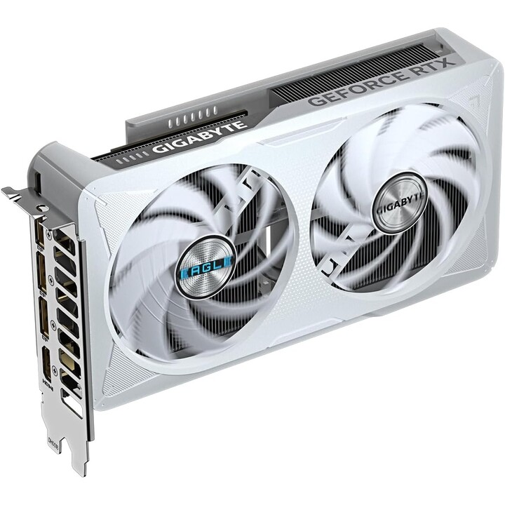 Placa de vídeo|GIGABYTE|NVIDIA GeForce RTX 5060|8 GB|GDDR7|128 bits|PCIE 5.0 16x|GPU 2550 MHz|Dissipador de ventoinha com dois s