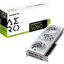 Grafikkarte|GIGABYTE|NVIDIA GeForce RTX 5060|8 GB|GDDR7|128 Bit|PCIe 5.0 16x|GPU 2595 MHz|1xHDMI|3xDisplayPort|GV-N5060AEROOC-8G