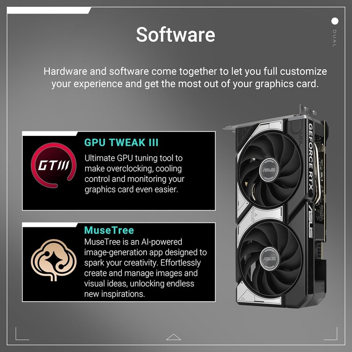 Graphics Card|ASUS|NVIDIA GeForce RTX 5060|8 GB|GDDR7|128 bit|PCIE 5.0 16x|Dual Slot Fansink|1xHDMI|3xDisplayPort|DUAL-RTX5060-O