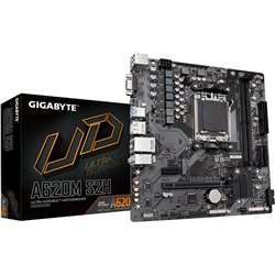 Carte mère | GIGABYTE | AMD A620 | SAM5 | Micro-ATX | Mémoire DDR5 | 2 emplacements mémoire | 1 x PCI-Express 3.0 | 1 x PCI-Expr