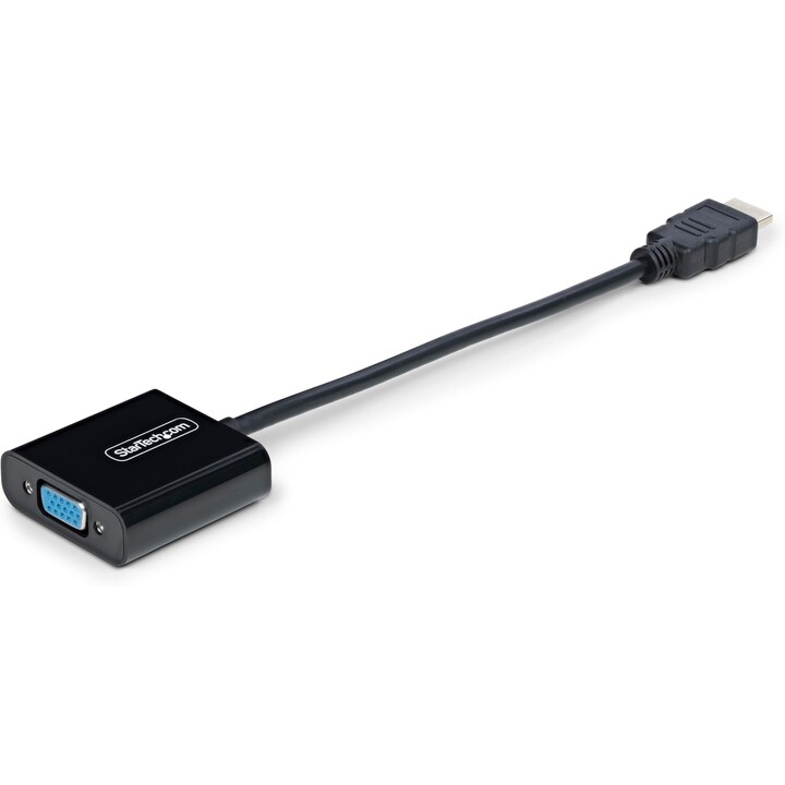 STARTECH.com HD2VGAE3 HDMI to VGA adapter black 1080p